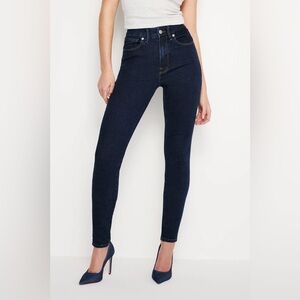 Good American Dark Blue Skinny Always Fits Jeans